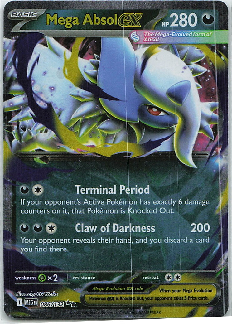 Mega Absol ex (Mega Evolution) 86/132 [Near Mint]