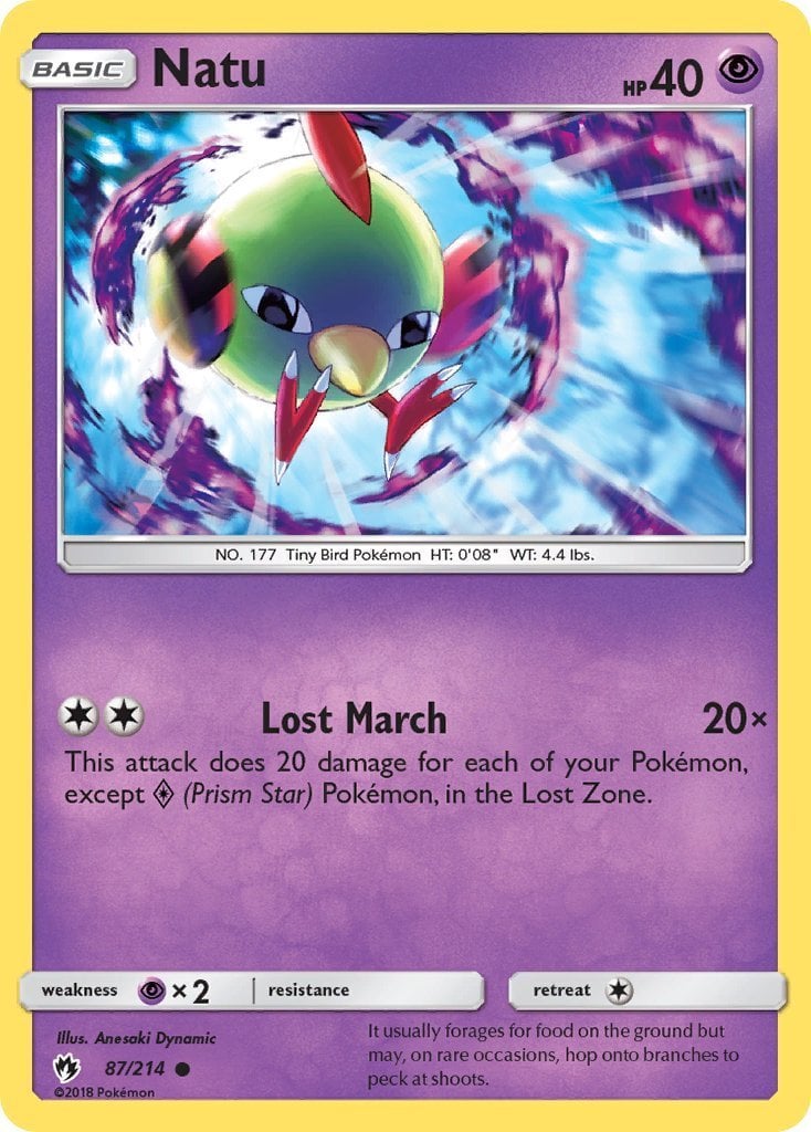 Natu (Lost Thunder) 87/214 [Near Mint]