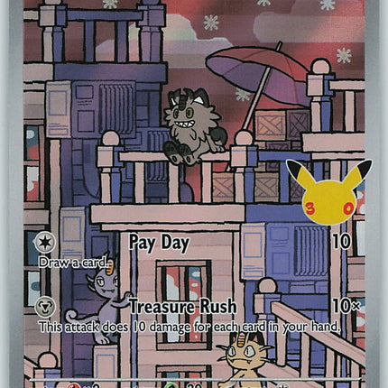 Galarian Meowth (30th Celebration) 141/128 [Near Mint]