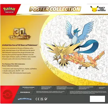 Pokemon TCG - 30th Celebration - Poster Collection (Inglese)