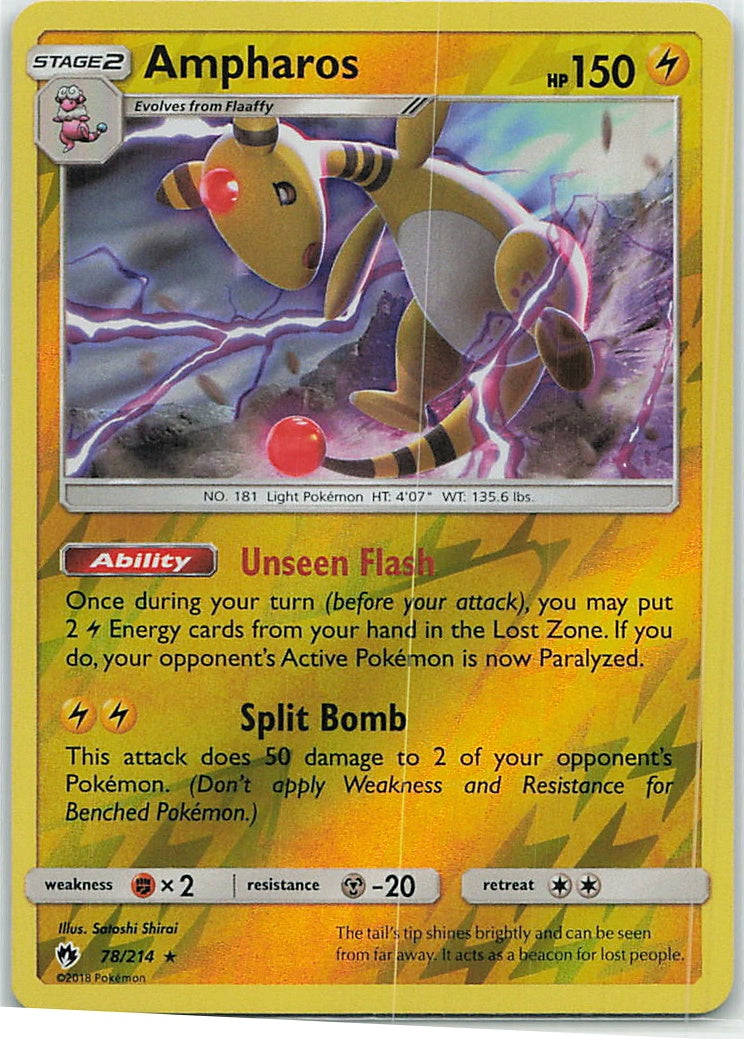 Ampharos (Lost Thunder) 78/214 [Near Mint]