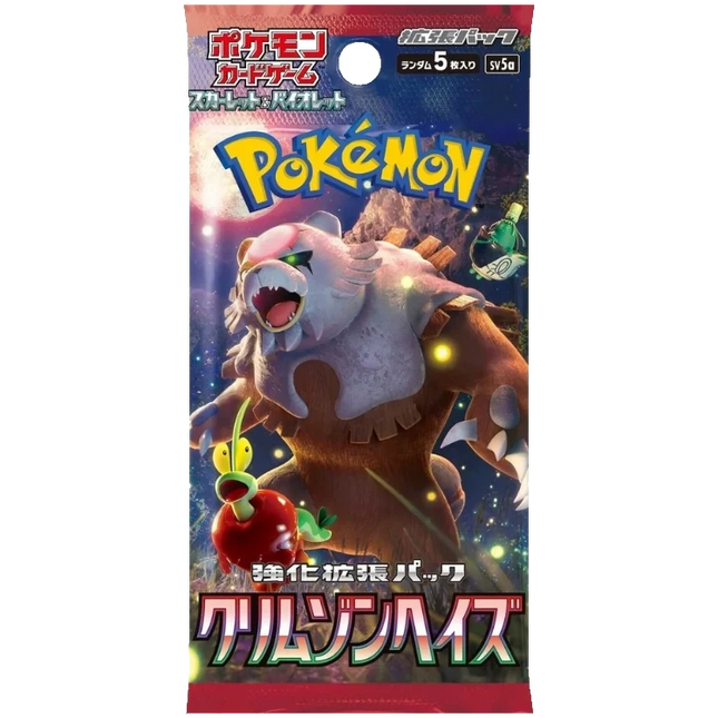 Pokemon TCG - Scarlet & Violet - Crimson Haze (SV5a) - Booster Pack (Giapponese)