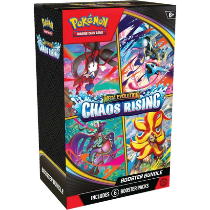 Pokemon TCG - Mega Evolution - Chaos Rising (ME4) - Booster Bundle (Inglese)