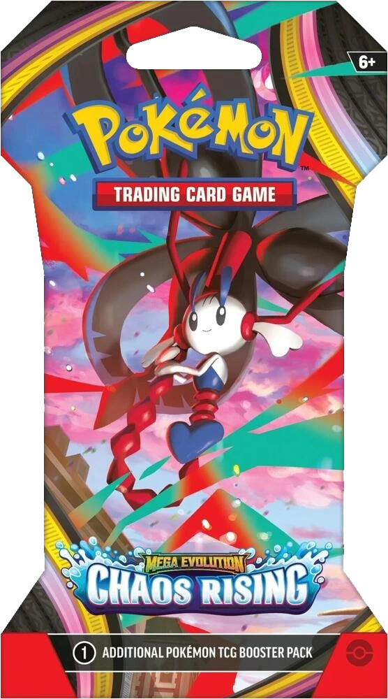 Pokemon TCG - Mega Evolution - Chaos Rising (ME4) - Sleeved Booster Pack (Inglese)