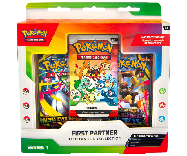 Pokemon TCG - First Partner Illustration Collection - Series 1 (Inglese)