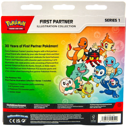 Pokemon TCG - First Partner Illustration Collection - Series 1 (Inglese)