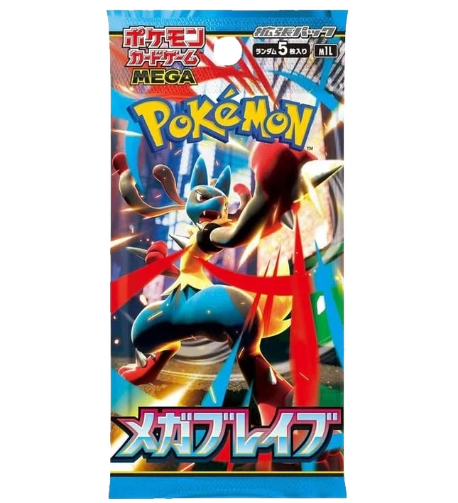 Pokemon TCG - Mega Evolution - Mega Brave (M1L) - Booster Pack (Giapponese)