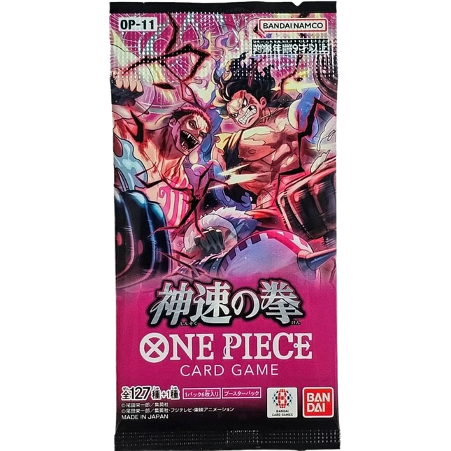 One Piece Card Game - A Fist of Divine Speed (OP-11) - Booster Pack (Giapponese)