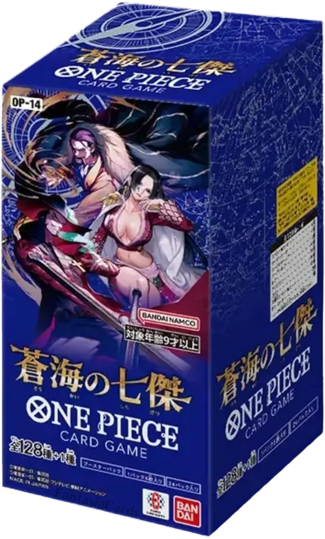 One Piece Card Game - The Azure Sea's Seven (OP-14) - Booster Box (Giapponese)