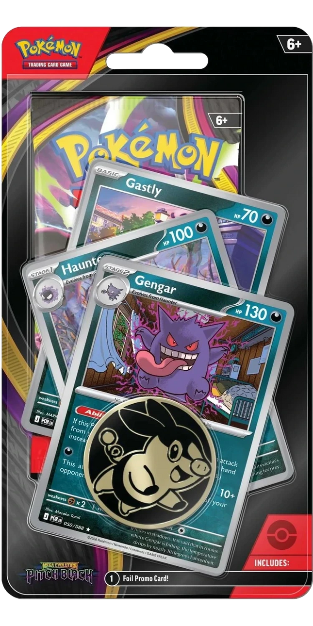 Pokemon TCG - Mega Evolution - Pitch Black (ME5) - Premium Checklane Blister (Inglese)