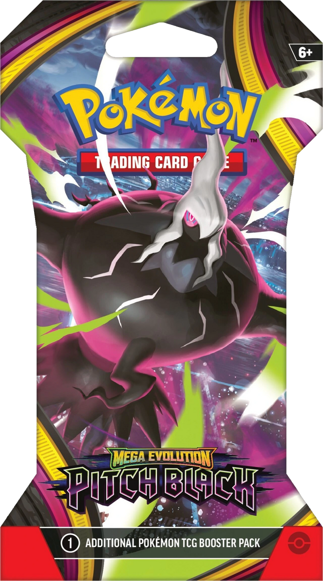 Pokemon TCG - Mega Evolution - Pitch Black (ME5) - Sleeved Booster Pack (Inglese)