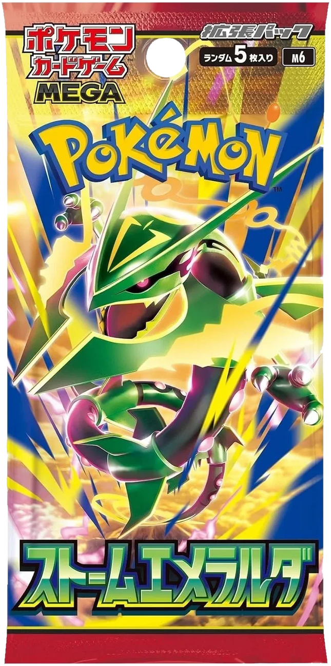 Pokemon TCG - Mega Evolution - Storm Emeralda (M6) - Booster Pack (Giapponese)