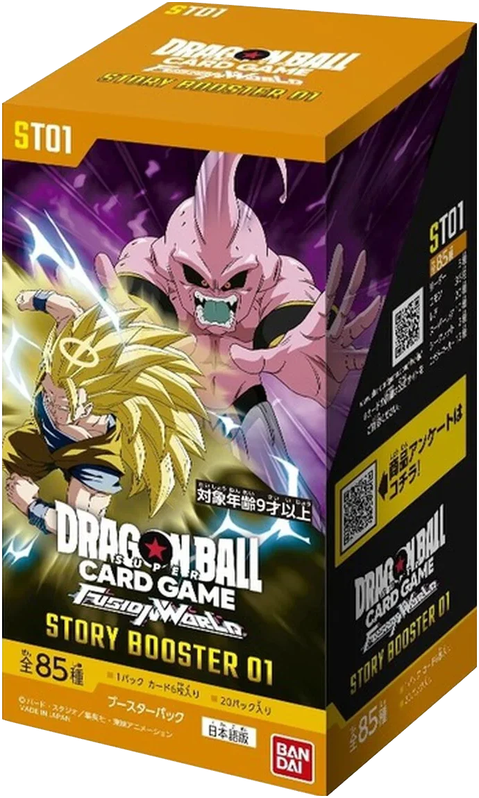 Dragon Ball Super Card Game Fusion World Story Booster 01 ST01 Japanese Booster Box