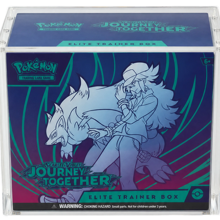 Custodia espositiva in acrilico - Elite Trainer Box Pokemon (coperchio magnetico)