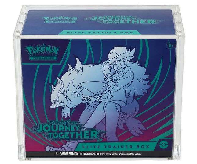 Acrilico Display Case - Pokemon Elite Trainer Box (Coperchio Magnetico)