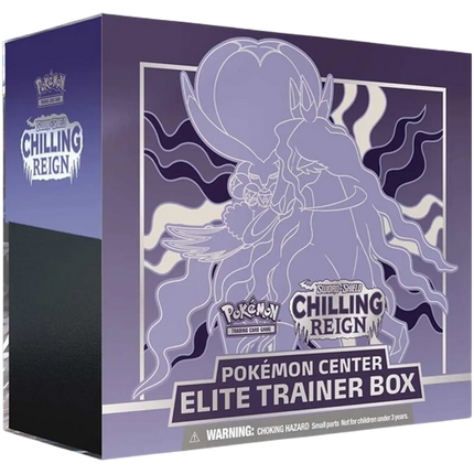 Pokemon TCG - Sword & Shield - Chilling Reign - Pokemon Center Elite Trainer Box (Shadow Rider Calyrex) (Inglese)