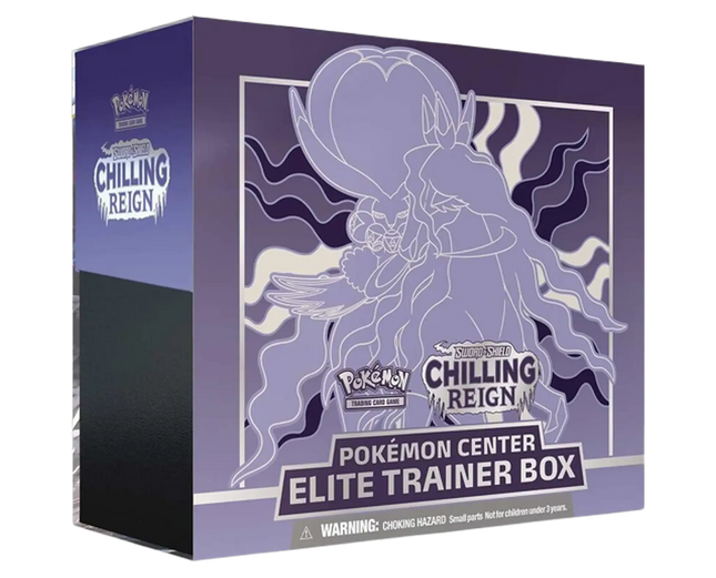 Pokemon TCG - Sword & Shield - Chilling Reign - Pokemon Center Elite Trainer Box (Shadow Rider Calyrex) (Inglese)