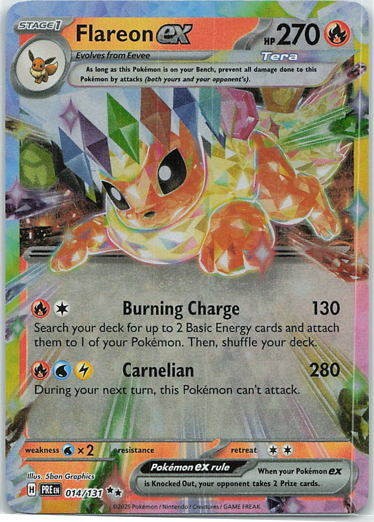 Flareon ex (Prismatic Evolutions) 14/131 [Near Mint]