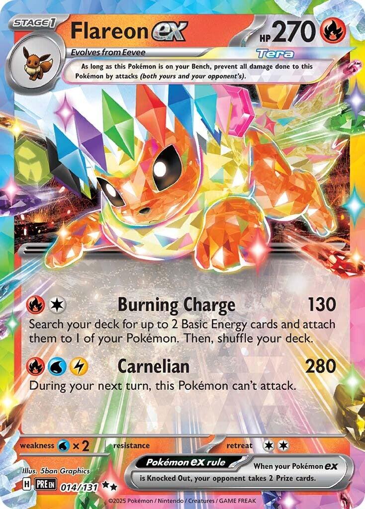 Flareon ex (Prismatic Evolutions) 14/131 [Near Mint]
