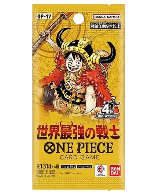 One Piece Card Game - The World's Strongest Warriors (OP-17) - Booster Pack (Giapponese)