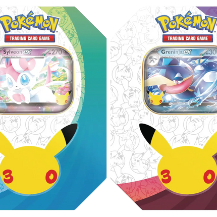 Pokemon TCG - 30th Celebration - ex Tin - Assorted (Inglese)